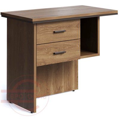 Ot-12L Боковая приставка левая Мебель Стиль On.Top (Рэд Фокс / венге)