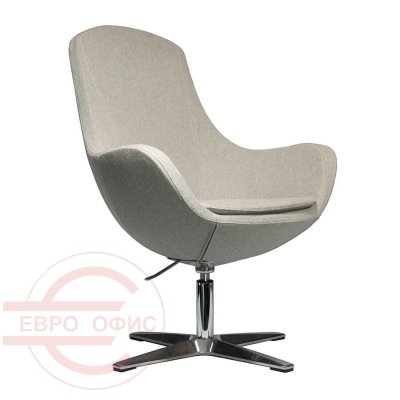 A015А Кресло  Евро Офис, обивка ткань (Серый)