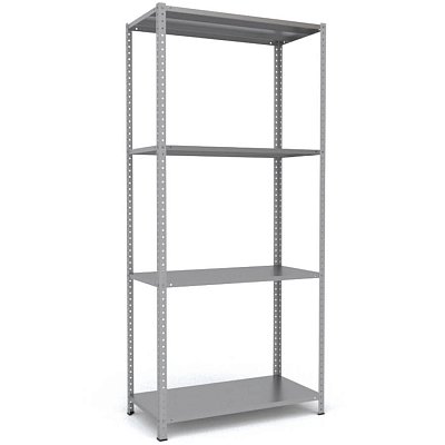 MS-220x100x50 Металлический стеллаж ПРОМЕТ, 4 (Серый полуматовый (RAL 7038))