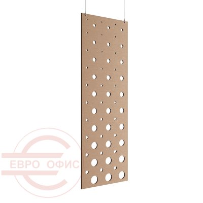ACO-C-9 Акустическая перегородка 800*2400 Евро Офис (Бежевый (AC-02))
