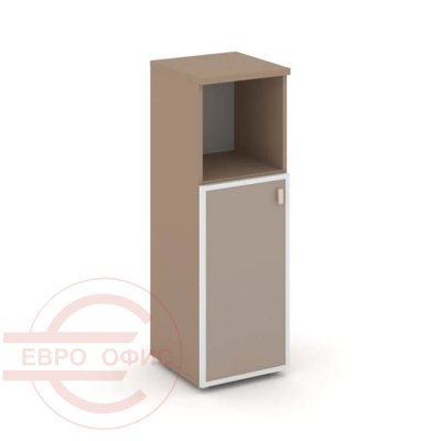 ES.SU-2.2R (L) U Шкаф средний узкий левый RIVA Estetica (Латте/Лакобель umbra)