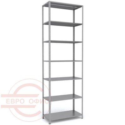 MS-310x100x50 Металлический стеллаж ПРОМЕТ, 7 (Серый полуматовый (RAL 7038))