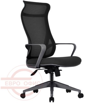 CH577 Кресло для руководителя  Chairman, обивка сетка / ткань (Чёрный)