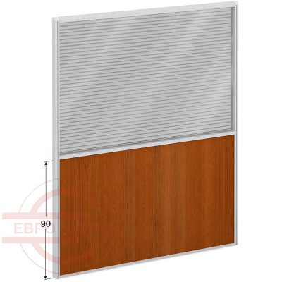 ПК-ЛГ-МДК200х160/90Ж/Д Модуль комбинированный 1600х64х2000 мм.  ФЕЛИКС (Стекло+мил.орех св.)