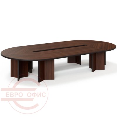 LEGNO Conference table 416x216 Стол переговоров Profoffice Forte (Орех)