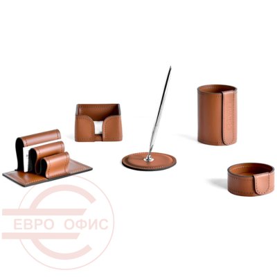 №2 Настольный набор Buvardo (Кожа табак) №2 Настольный набор Buvardo (Кожа табак)