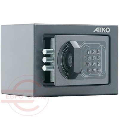 T-140 EL Мебельный сейф AIKO, электронный кодовый (Графит с эффектом молотковой эмали (RAL 7024))