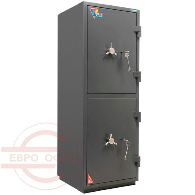 ГРАНИТ 120T/2 Взломостойкий сейф VALBERG, два ключевых (Графит структурированный (RAL 7024))