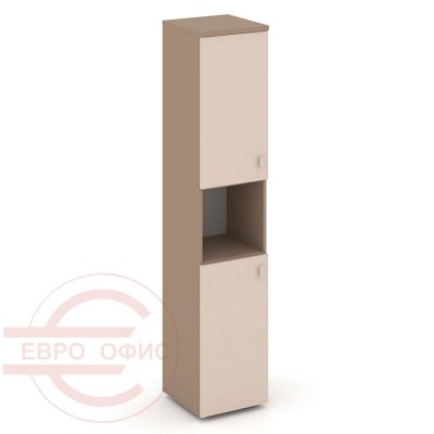 ES.SU-1.5 (L) Шкаф высокий узкий левый RIVA Estetica (Латте/Капучино)