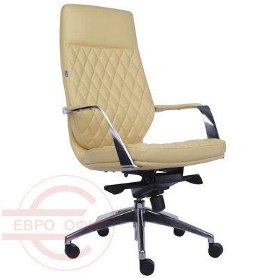 ROMA Кресло для руководителя  EVERPROF, обивка экокожа (Лимон)