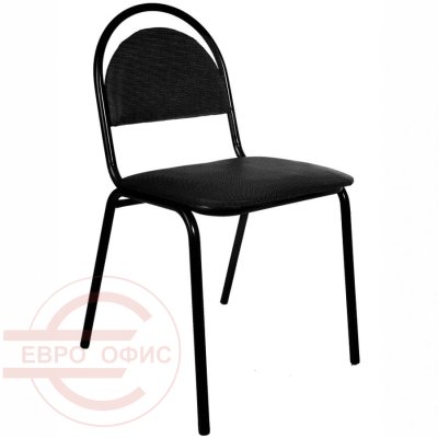 Серна СМ17 Стул для посетителя  COMFORUM, обивка ткань (Черный (Т-11))