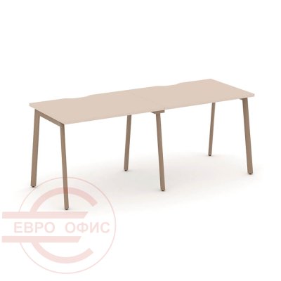 ES.RS-2.1-VP Рабочая станция на 2 места RIVA Estetica (Капучино/Металл Латте)