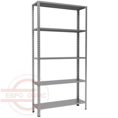 MS-200x100x30 Металлический стеллаж ПРОМЕТ, 5 (Серый полуматовый (RAL 7038))