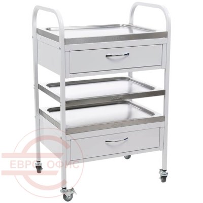 МД SM 2 Стол манипуляционный ПРОМЕТ (Белый металл)