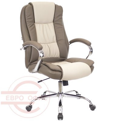 KLIO T Кресло для руководителя  EVERPROF, обивка экокожа (Коричневый)