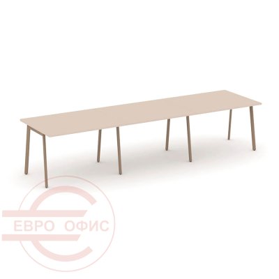 ES.PRG-3.2-P Стол переговорный RIVA Estetica (Капучино/Металл Латте)