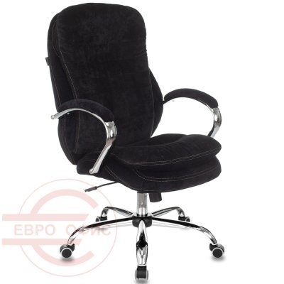 T-9950SL Кресло для руководителя  Бюрократ, обивка ткань (Черный (Light-20))