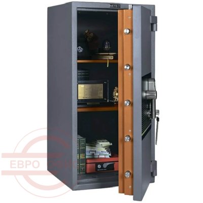 BANKER-M 1255 EK Взломостойкий сейф MDTB, электронный кодовый + ключевой (Графит структурированный)