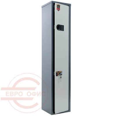 БЕРКУТ 150 EL Оружейный сейф AIKO, электронный кодовый + ключевой (Графит структурированный (RAL 7024))
