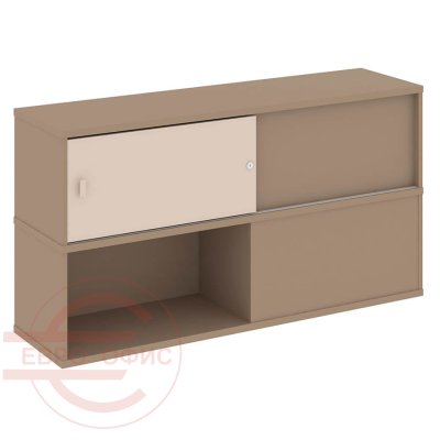 ES.NV-6.2 Надставка на две тумбы высокая RIVA Estetica (Латте/Капучино)