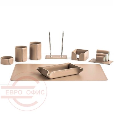 №17 Настольный набор Buvardo (Кожа латте) №17 Настольный набор Buvardo (Кожа латте)