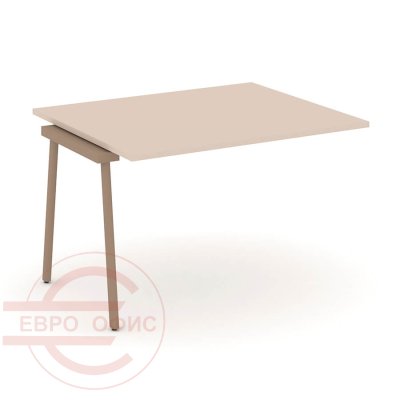 ES.NPRG-1.2-P Проходной наборный элемент переговорного стола RIVA Estetica (Капучино/Металл Латте)