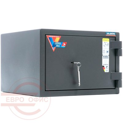 КВАРЦИТ 30 Взломостойкий сейф VALBERG, ключевой (Графит структурированный (RAL 7024))