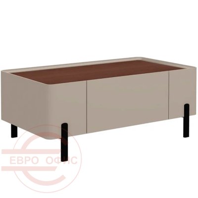 As-1 Стол журнальный Мебель Стиль Aston (дуб Дюваль / серый кварц / мокко)