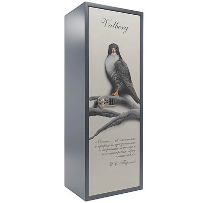САПСАН-4 PRINT Оружейный сейф VALBERG, ключевой (Корпус — графит (RAL 7024), дверь — рисунок)