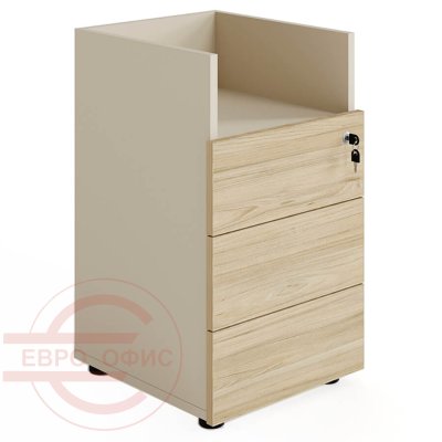 R-32 Тумба приставная Мебель Стиль  (Швейцарский вяз MS, бежевый MS)