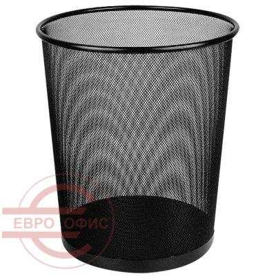 КДБ 8 Корзина для бумаг  10 л. Металл (Черный)