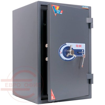 ГАРАНТ 67 T Огневзломостойкий сейф VALBERG, ключевой (Графит структурированный (RAL 7024))