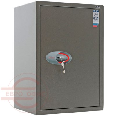 TM-63T Мебельный сейф AIKO, ключевой (Оттенок коричневого с эффектом молотковой эмали)