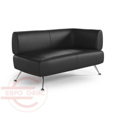 В-8 Диван-модуль двухместный левый Veit Pro (Черный (Oregon 16))