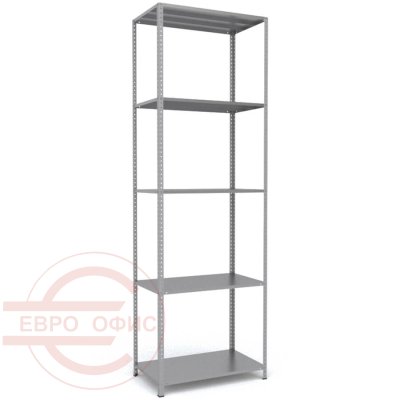 MS-310x100x60 Металлический стеллаж ПРОМЕТ, 5 (Серый полуматовый (RAL 7038))