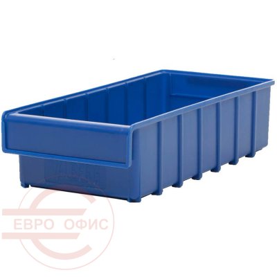 400x185x100 Ящик пластиковый ПРОМЕТ (Синий (RAL 5002))