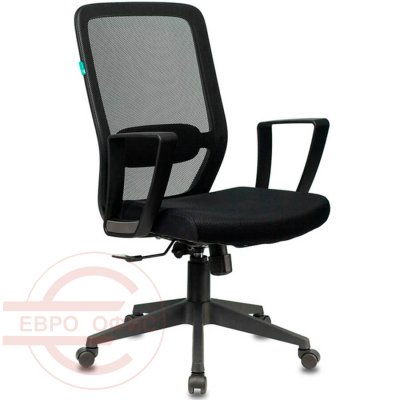 CH-899 Кресло для персонала  Бюрократ, обивка сетка / ткань (Чёрное (TW-11))