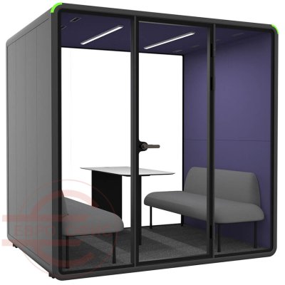 ZB-04 L Акустическая кабина (без опций) ZUM, HECOR (Фиолетовый HY-5012, серый S-06)