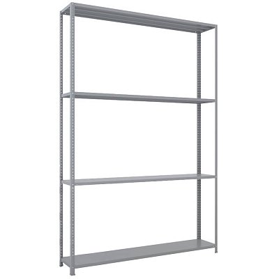 MS-220x150x30 NEW Металлический стеллаж ПРОМЕТ, 4 (Серый полуматовый (RAL 7038))