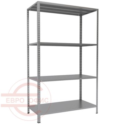MS-200x120x60 Металлический стеллаж ПРОМЕТ, 4 (Серый полуматовый (RAL 7038))