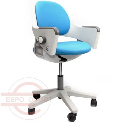 S500ACF Кресло детское RINGO Fursys, обивка экокожа (Голубой (A374L))