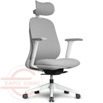 7258A-2 Кресло для руководителя  Евро Офис, обивка ткань (Серый MT92-2)