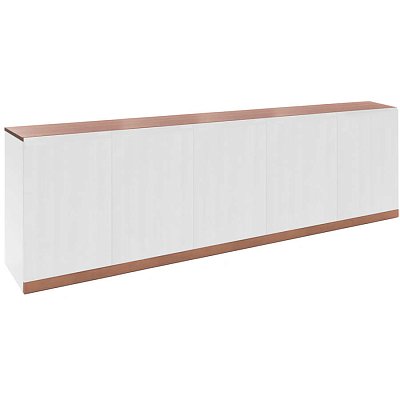 105 810 Топ+цоколь L250 H85 Profoffice LAMARI (Итальянский орех)