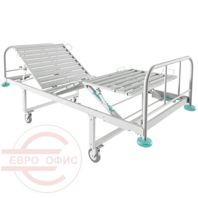 MB113.1.1.2 (KM-03) Кровать медицинская ПРОМЕТ (Белый металл)