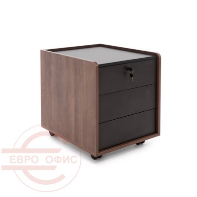 108 301 KR/BL Тумба 3 ящика Profoffice MURANO (Кальяри / черный)
