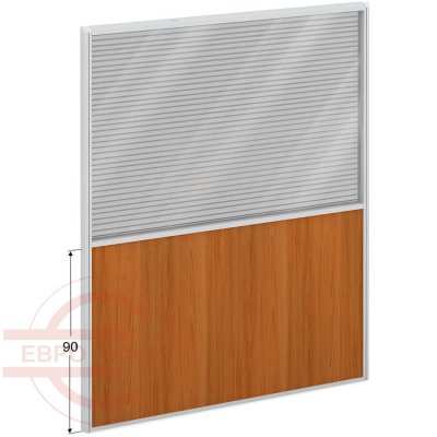 ПК-ЛГ-МДК200х160/90Ж/Д Модуль комбинированный ФЕЛИКС (Стекло+итал.орех)