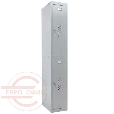 ML 12-30 (БАЗОВЫЙ МОДУЛЬ) (LS-02) Шкаф для раздевалок усиленный ПРОМЕТ, ключевой (Серый полуматовый (RAL 7038))