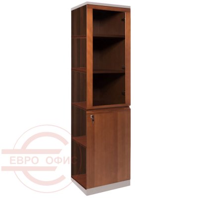 105 605 Модуль стекл+дер.дв Profoffice LAMARI (Итальянский орех)