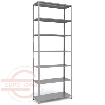 MS-310x120x50 Металлический стеллаж ПРОМЕТ, 7 (Серый полуматовый (RAL 7038))