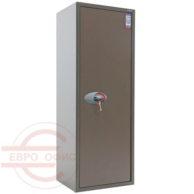 TM-120T Мебельный сейф AIKO, ключевой (Оттенок коричневого с эффектом молотковой эмали)